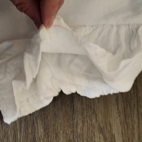 English Factory Puff Sleeve Shirt NWOT White Small - Picture 5 of 12